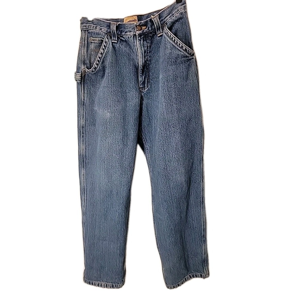 Wearguard Men's Denim Blue Jeans Fleece Lined Utility Work Pants  30 x 32